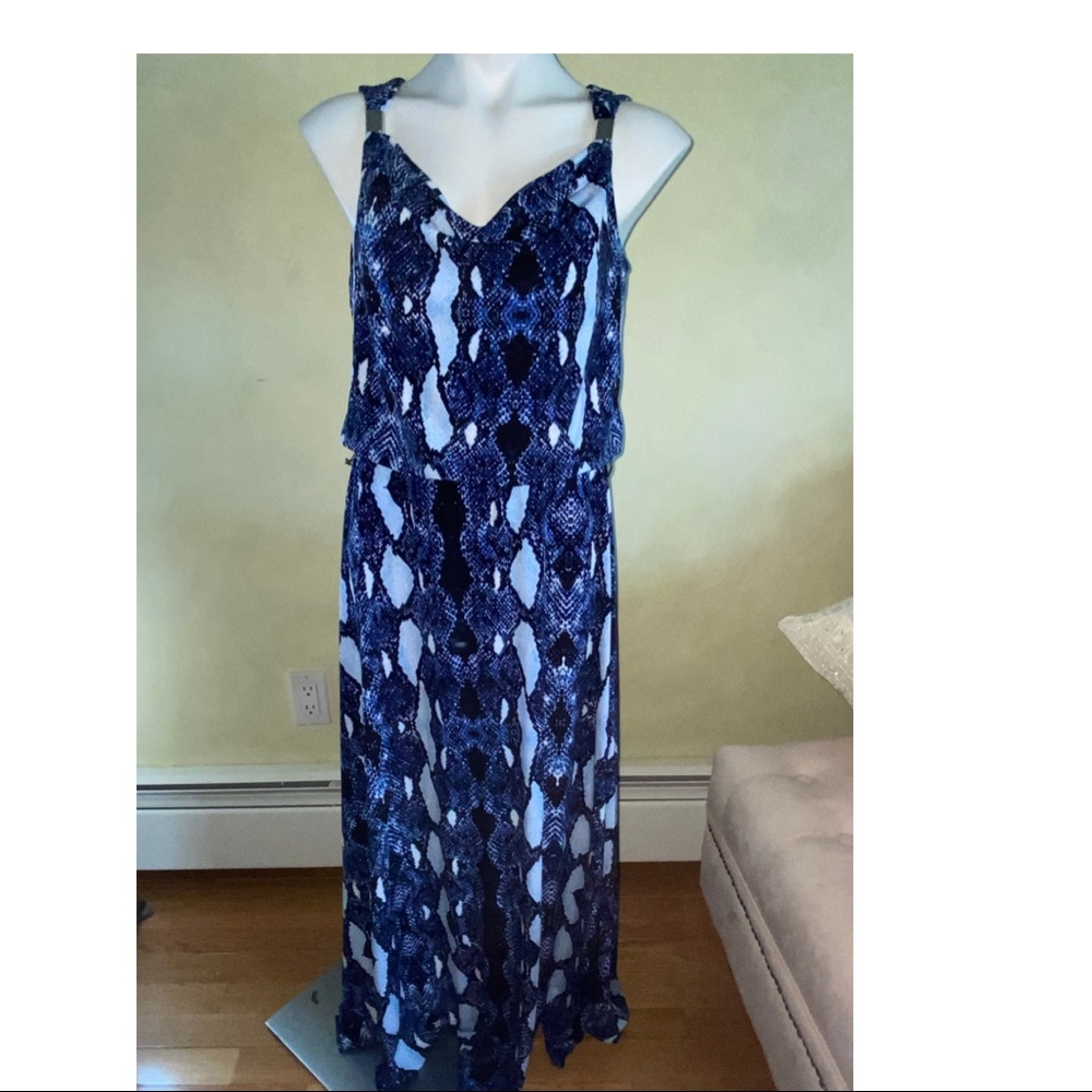 Calvin Klein Snake print Maxi Dress